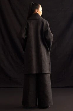 Amrich Keiko Woven Silk Quilted Oversized Coat -Inca Sales Store 211123ach15 5