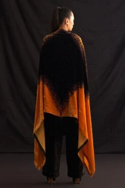 Amrich Loi Silk Velvet Shibori Shawl -Inca Sales Store 211123ach33 3