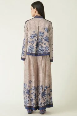 Payal Pratap Brown Garut Printed Jacket 11 Payal Pratap Brown Garut Printed Jacket -Inca Sales Store 2111ppj20 5