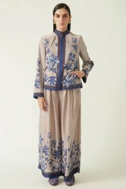 Payal Pratap Brown Garut Printed Pants