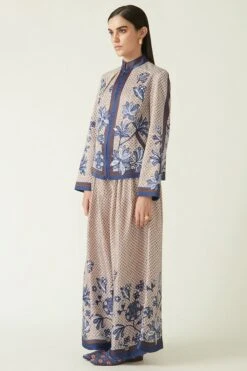 Payal Pratap Brown Garut Printed Pants -Inca Sales Store 2111ppj21 4