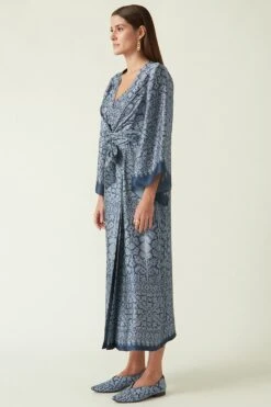 Payal Pratap Navy Morotal Printed Dress -Inca Sales Store 2111ppj9 2