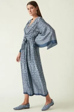 Payal Pratap Navy Morotal Printed Dress -Inca Sales Store 2111ppj9 3