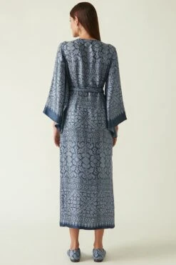 Payal Pratap Navy Morotal Printed Dress -Inca Sales Store 2111ppj9 4