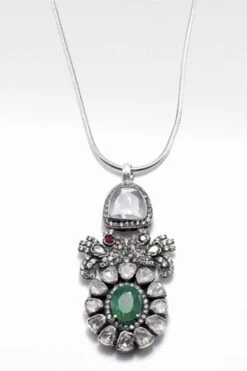 Sangeeta Boochra Dilara Silver Necklace -Inca Sales Store 2111sb12 3