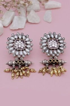 Sangeeta Boochra Leila Silver Earrings