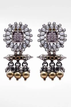 Sangeeta Boochra Leila Silver Earrings -Inca Sales Store 2111sb22 3