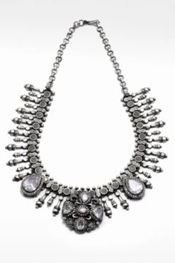 Sangeeta Boochra Silver Kyra Moissanite Necklace -Inca Sales Store 2111sb4 3