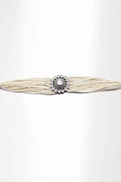 Sangeeta Boochra Silver Arzu Pearl Choker -Inca Sales Store 2111sb7 2