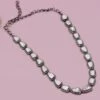 Sangeeta Boochra Silver Moissanite Cyra Necklace
