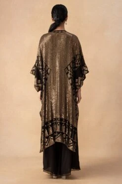 Nakul Sen Black Embellished Kaftan Set 11 Nakul Sen Black Embellished Kaftan Set -Inca Sales Store 21123ns3 5