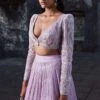 Ritika Mirchandani Lavender Hand Embroidered Lehenga Set -Inca Sales Store 211rm13 3 1