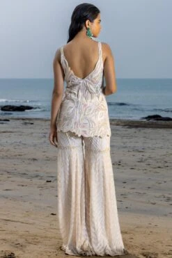 Ritika Mirchandani Pastel Hand Embroiderd Sharara Set -Inca Sales Store 211rm5 3