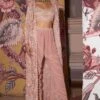 Ridhima Bhasin Sienna Elegant Floral Pink Jacket Set -Inca Sales Store 21223rb15 1