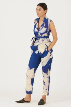 YAM Chicory White Poppies Jacket Set -Inca Sales Store 21223yam10 2