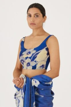 YAM Chicory White Poppies Blouse -Inca Sales Store 21223yam13 3