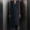 Rohit Gandhi + Rahul Khanna Luminous Blue Embellished Kurta Set -Inca Sales Store 2124rgrk6 1