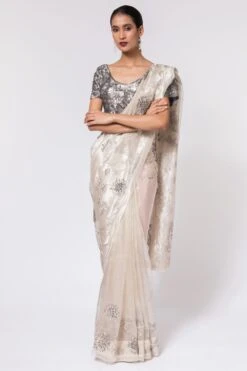 Peachoo Metallic Embroiderd Tissue Blouse -Inca Sales Store 212pch33 3