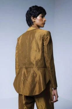 Shorshe Copper & Gold Tailcoat Blazer -Inca Sales Store 212sho13 5
