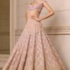 Tarun Tahiliani Coral Zardosi Embroidered Lehenga Set