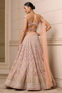 Tarun Tahiliani Coral Zardosi Embroidered Lehenga Set -Inca Sales Store 21323tt13 6