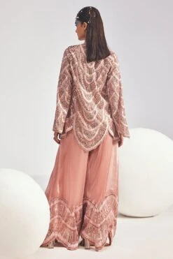 Divya Aggarwal Blush Pink Hand Embellished Jacket Set 11 Divya Aggarwal Blush Pink Hand Embellished Jacket Set -Inca Sales Store 21723da4 5