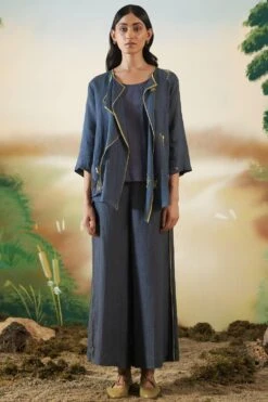 FEBo6 Midnight Blue Pinecone Jacket