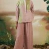 FEBo6 Dusk Pink Linen Co-ord Set