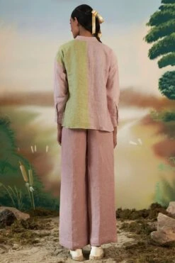 FEBo6 Dusk Pink Linen Co-ord Set -Inca Sales Store 21723febo27 3