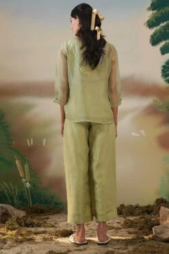 FEBo6 Green Wildflower Co-ord Set -Inca Sales Store 21723febo4 4