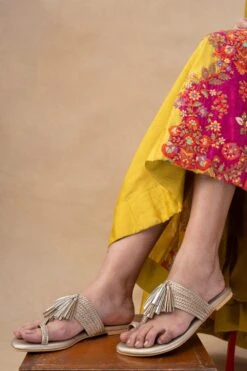 Stoffa Sultan Tassel Braid Flats