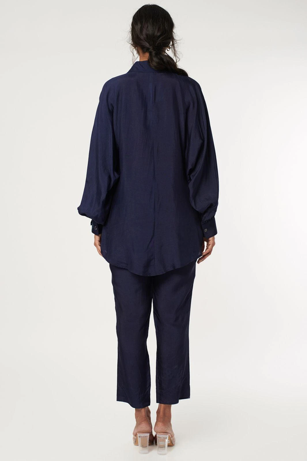 SVA Midnight Blue Floral Co-ord Set 6 SVA Midnight Blue Floral Co-ord Set - Image 4