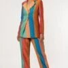 SVA Benarasi Silk Striped Pant Suit -Inca Sales Store 219sva32 1