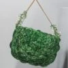 Doux Amour Coco Beaded Emerald Clutch