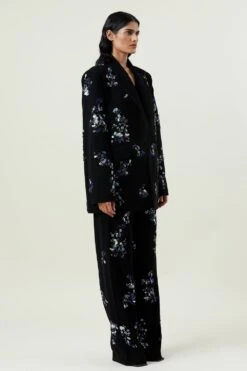 Kanika Goyal Label Black Hand-embroidered Blazer -Inca Sales Store 221123kg17 2