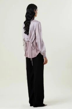 Kanika Goyal Label Dusty Pink Hand-embellished Overlay Shirt -Inca Sales Store 221123kg24 4