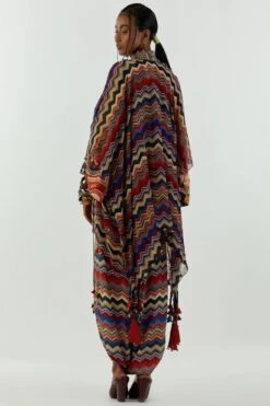 Aseem Kapoor Multicoloured Afghan Jacket Set -Inca Sales Store 2211ask16 4