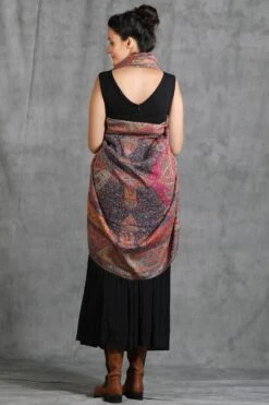 Dusala India Multicoloured Handwoven Cashmere Stole 9 Dusala India Multicoloured Handwoven Cashmere Stole -Inca Sales Store 2211dus1 4