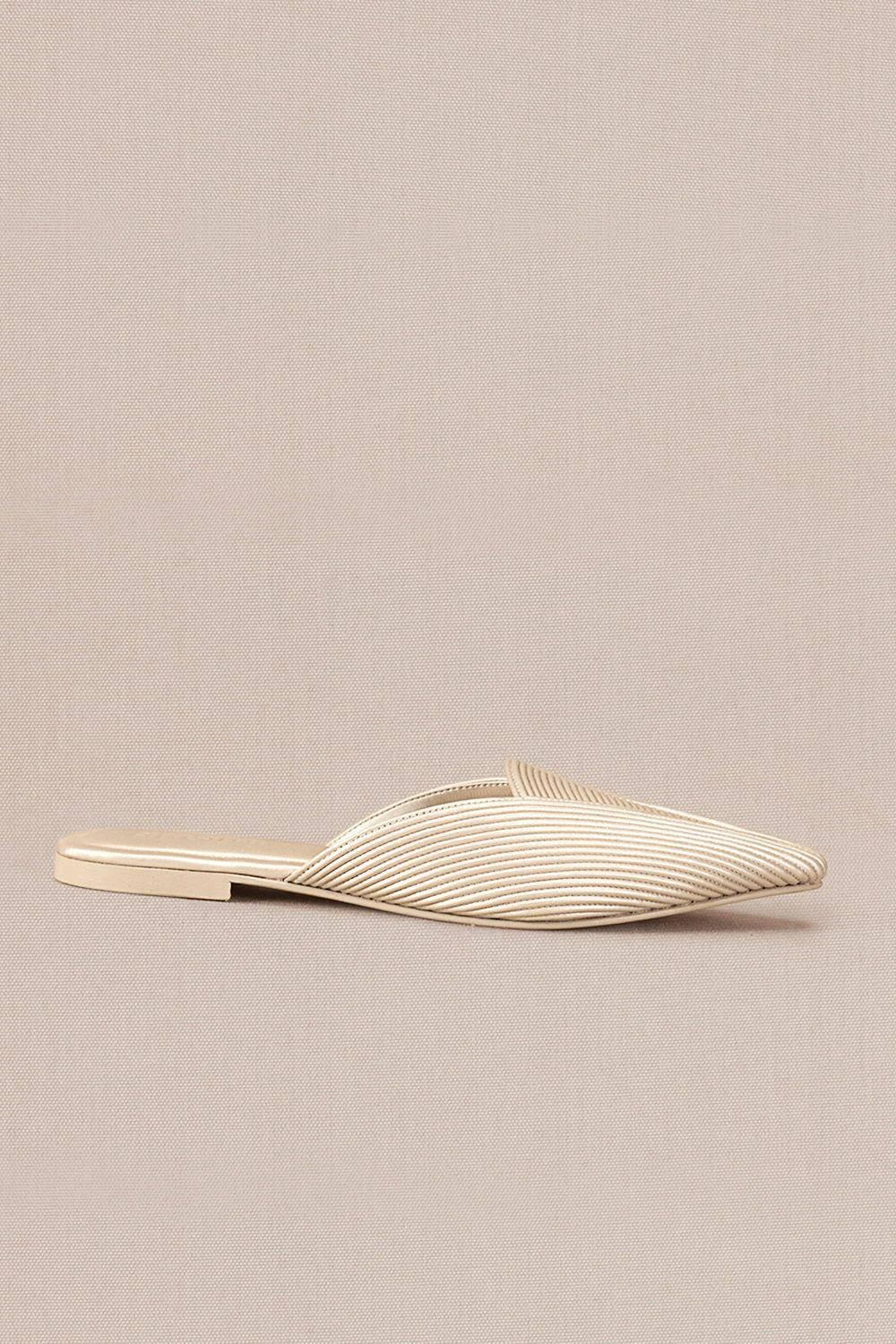 AMPM Accessories Ninah Metallic Pearl Leather Mules 5 AMPM Accessories Ninah Metallic Pearl Leather Mules - Image 3