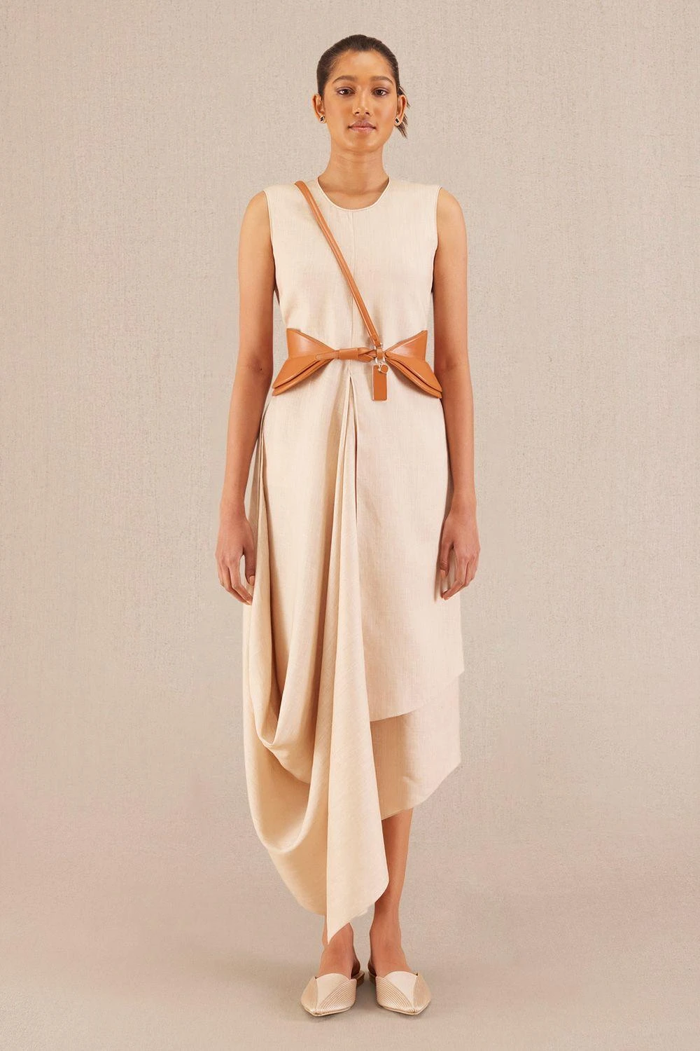 AMPM Accessories Riana Tan Brown Charm Belt 3 AMPM Accessories Riana Tan Brown Charm Belt