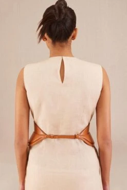 AMPM Accessories Riana Tan Brown Charm Belt 9 AMPM Accessories Riana Tan Brown Charm Belt -Inca Sales Store 221223ampm2 4