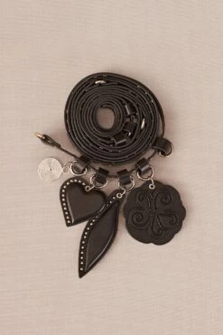 AMPM Accessories Aafia Chic Black Studded Wrap-belt -Inca Sales Store 221223ampm3 3