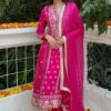 Gopi Vaid Rosy Radiance Sequin Adorned Anarkali Set -Inca Sales Store 22124gv10 1