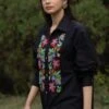 Ode To Odd Classic Black Floral Rann Wanderlust Shirt
