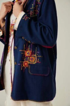 Sunira Designs Blue Gulzaar Blazer -Inca Sales Store 2222323sg26 5