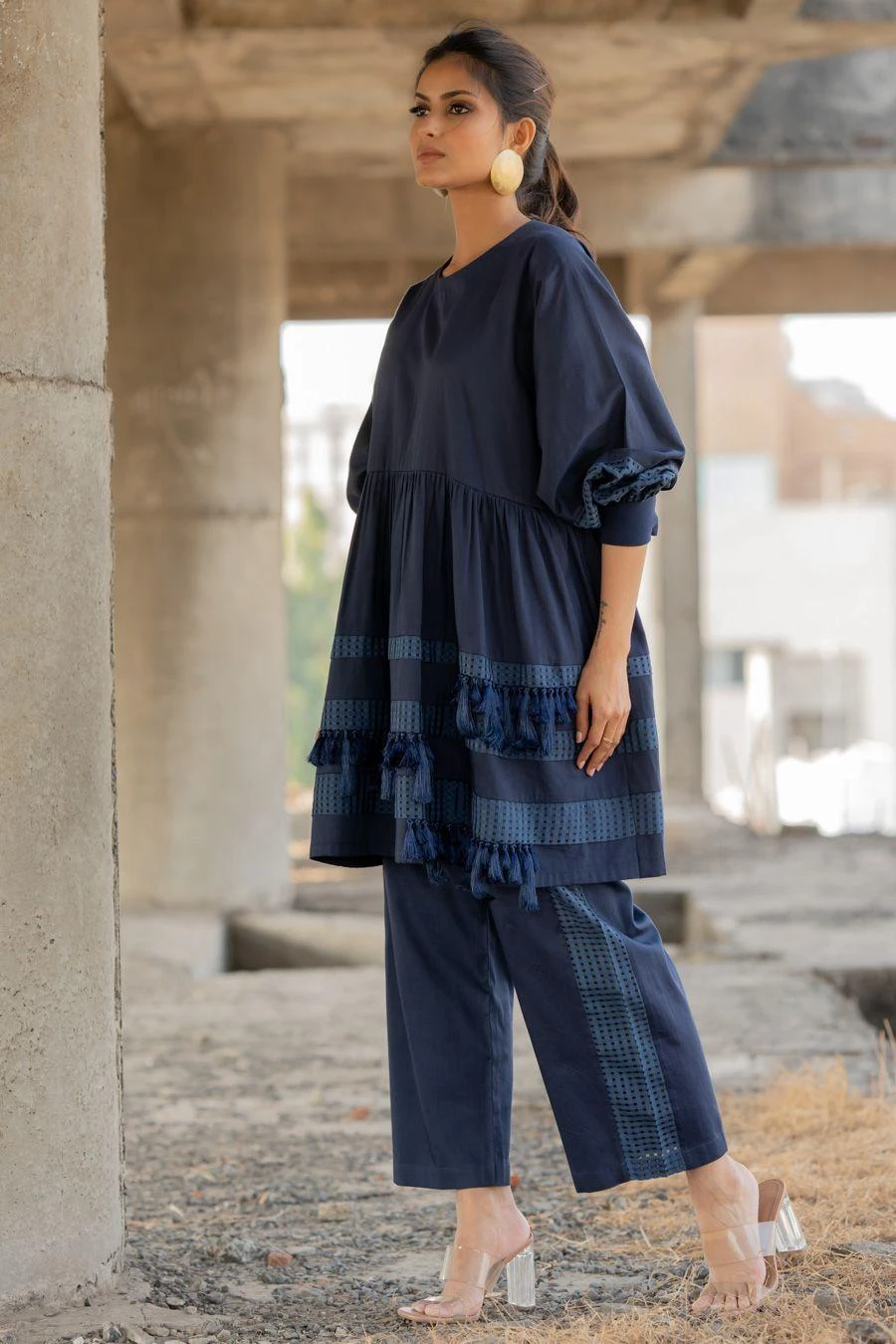 Pooja Keyur White Paradise Scarf 4 Pooja Keyur White Paradise Scarf - Image 2