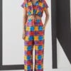 Studio RIGU Red & Yellow Baltimore Check Co-ord Set -Inca Sales Store 228sr22 1