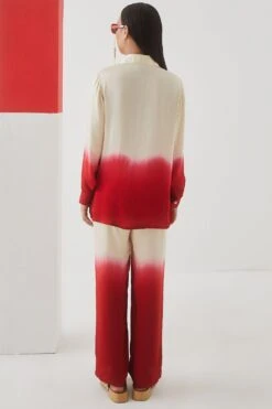 Studio RIGU Red Leheriya Tie Dye Co-ord Set -Inca Sales Store 228sr3 3