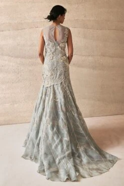 Varun Nidhika Hibiscus Garden Gown -Inca Sales Store 22923vn12 4