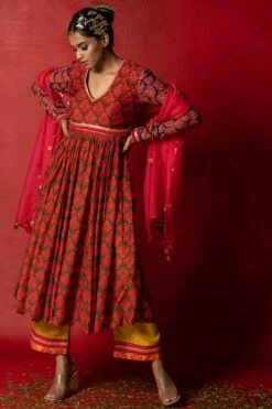 Pooja Keyur Pink Organza Embroidered Dupatta 8 Pooja Keyur Pink Organza Embroidered Dupatta -Inca Sales Store 229pk12 2